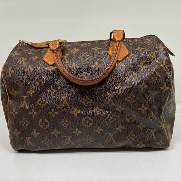 Authentic Louis Vuitton Brown Monogram Speedy 30 (US Seller) - Picture 3 of 13
